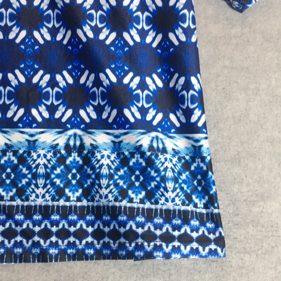 SWIMSUITS FOR All - Quick Dry Swimsuit Cover Up/Jean Top Abstract Sunburst - Picture 9 of 16